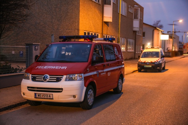 Geruchsbelästigung in Wels-Pernau löste Einsatz der Feuerwehr aus