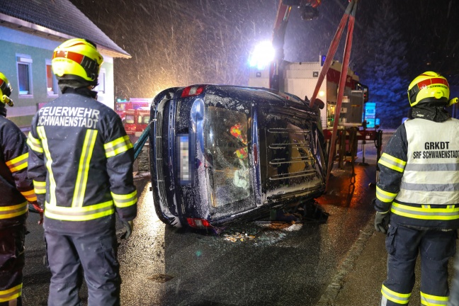 Verkehrsunfall in Ottnang am Hausruck fordert zwei Verletzte
