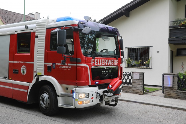 Küchenbrand in Wels-Puchberg vor Eintreffen der Feuerwehr bereits gelöscht