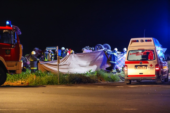 Tödlicher Verkehrsunfall auf der Voralpenstraße in Sattledt