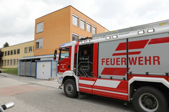 Brand in der Neuen Mittelschule Bad Schallerbach