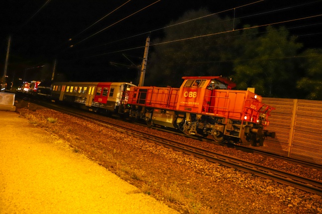 Großangelegte Einsatzübung im Kalvarienbergtunnel an der Westbahnstrecke in den Nachtstunden