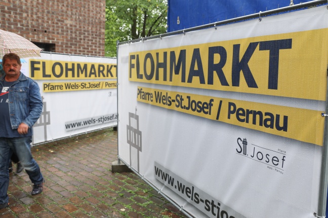 Gewaltiger Ansturm auf beim Flohmarkt-Wochenende in der Pfarre St. Josef in Wels- Pernau