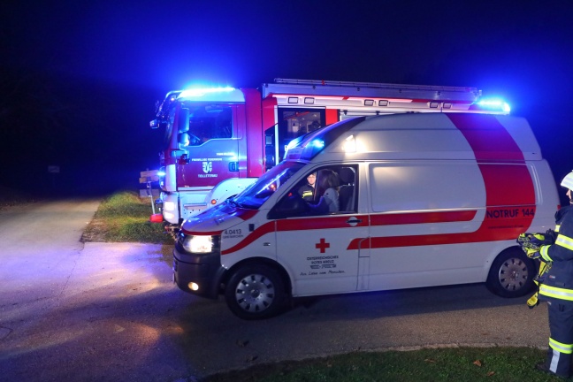 Personenrettung nach schwerem Forstunfall in St. Georgen bei Grieskirchen