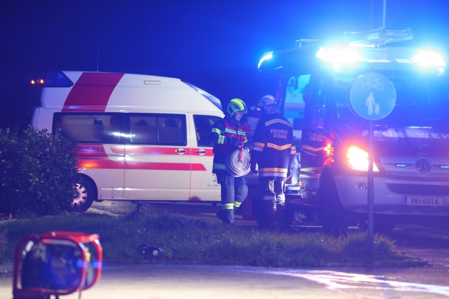 Küchenbrand in Atzbach fordert zwei Verletzte