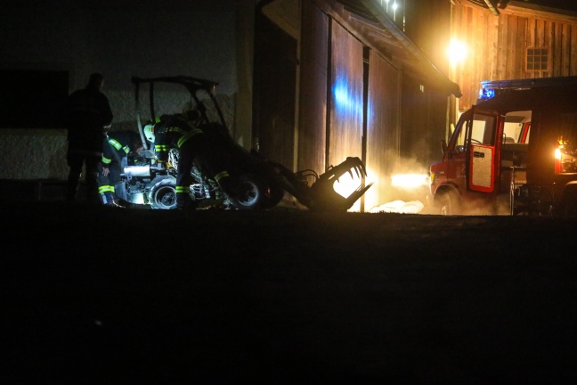 Sechs Feuerwehren bei Brand auf Bauernhof in St. Aegidi im Einsatz