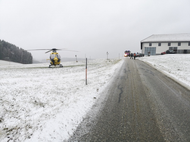 Landwirt stirbt bei Arbeitsunfall mit Traktor in Weitersfelden