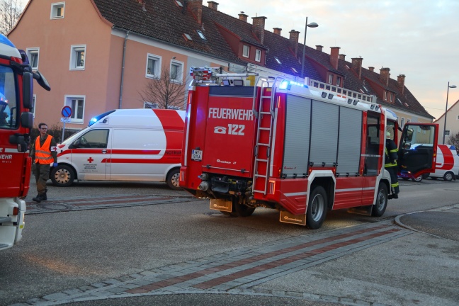 Gemeldeter Wohnungsbrand in Wels-Vogelweide war glücklicherweise nur Kleinbrand