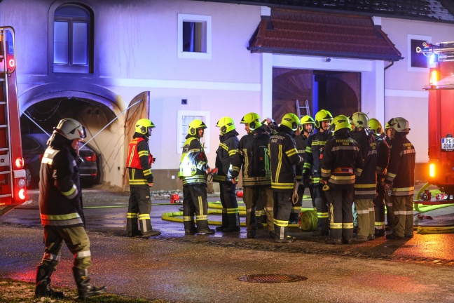 Toter bei Werkstättenbrand auf einem Bauernhof in Mauthausen