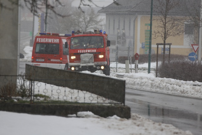 Fünf Feuerwehren bei Brand in Gaspoltshofen im Einsatz