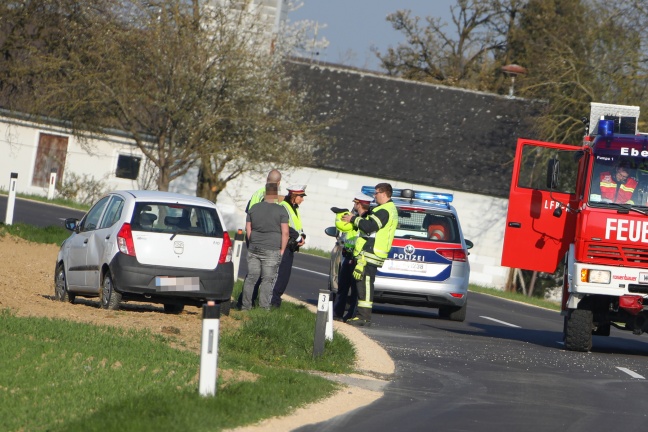 Verkehrsunfall in Eberstalzell fordert eine Leichtverletzte