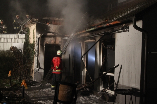 Festnahme bei Nebengebäudebrand im Welser Stadtteil Neustadt