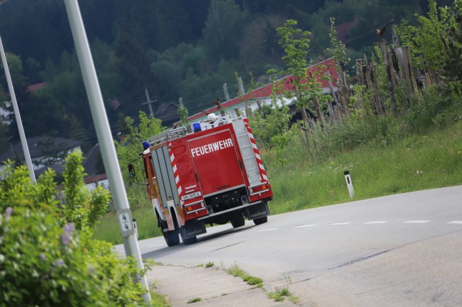 Personenrettung: Einsatz nach Arbeitsunfall in einem Erlebnispark in Natternbach