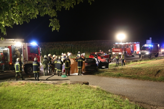 Schwerer Verkehrsunfall auf der Pyhrnpass Straße in Wartberg an der Krems