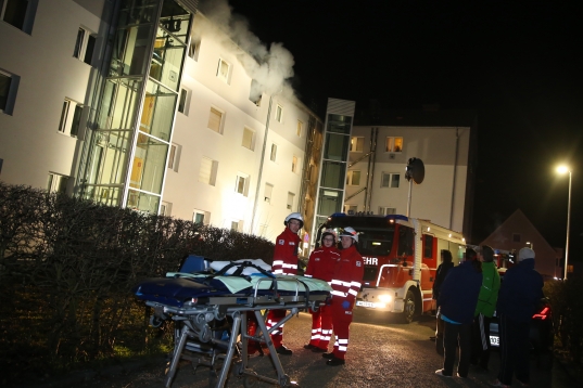 Drei Verletzte bei Wohnungsbrand in Wels-Vogelweide