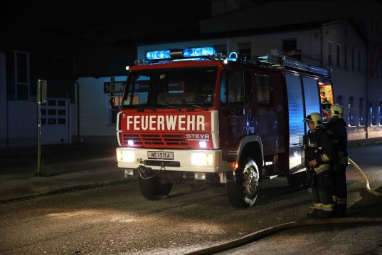 Fahrzeug und Müllcontainer bei Brand in Wels-Neustadt schwer beschädigt