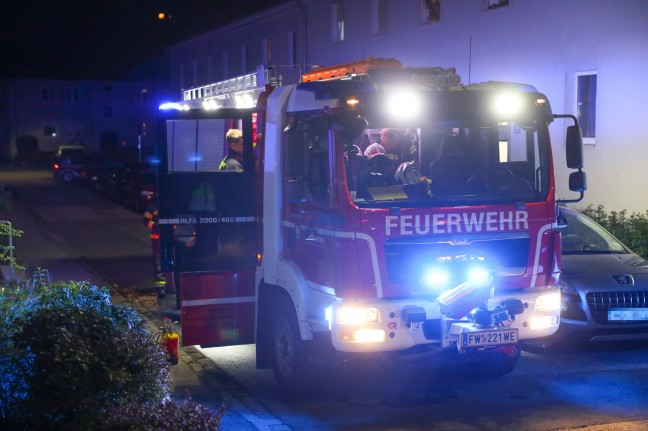 Foto: Feuerwehr bei Brand in Wels-Vogelweide im Einsatz - Kanalschacht als Aschenbecher zweckentfremdet | Foto: laumat.at/Matthias Lauber Feuerwehr bei Brand in Wels-Vogelweide im Einsatz - Kanalschacht als Aschenbecher zweckentfremdet