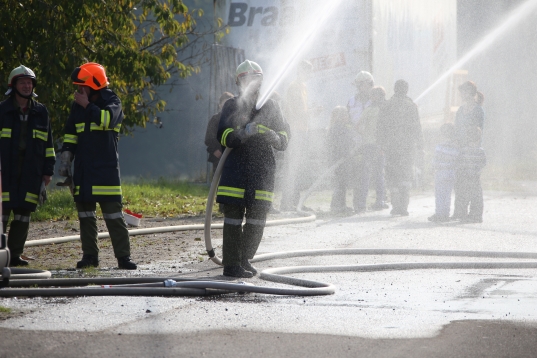 Gemeinsame Einsatzübung der Feuerwehren in Leombach
