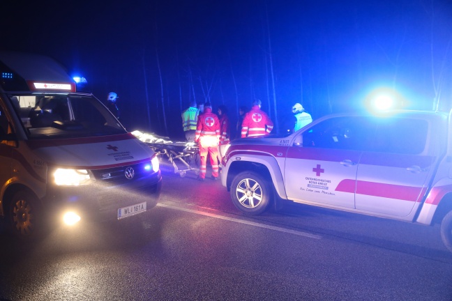 PKW-Lenker bei Fahrzeugüberschlag in Sipbachzell verletzt
