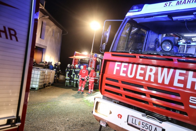 Küchenbrand in einem landwirtschaftlichem Obkjekt in Niederneukirchen