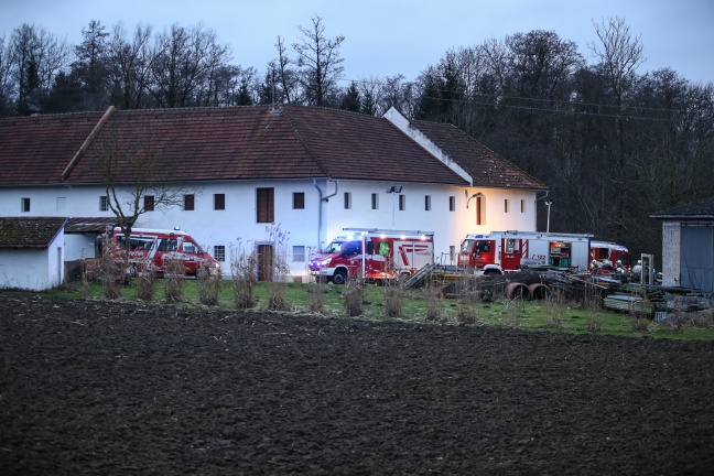 Küchenbrand in einem landwirtschaftlichem Obkjekt in Niederneukirchen