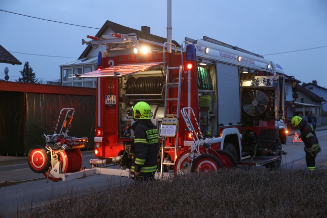 Kaminbrand sorgt für Einsatz der Feuerwehr in Marchtrenk