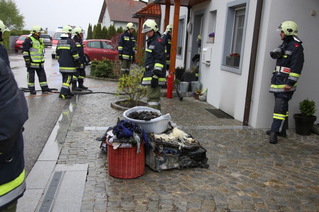 Brand eines Wäschetrockners im Keller eines Einfamilienhauses in Sipbachzell