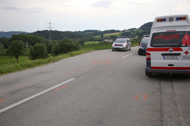 Tödlicher Motorradunfall in Hartkirchen