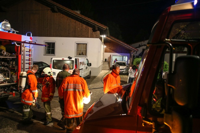 Kleinbrand in einem Haus in Schlüßlberg rasch gelöscht