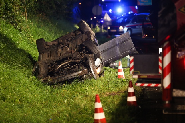Tödlicher Verkehrsunfall auf der Traunuferstraße in Ansfelden