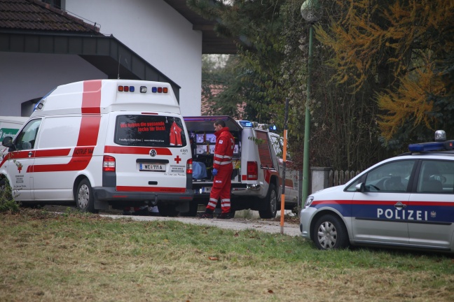 Mann bei Arbeitsunfall in Wels-Puchberg schwer verletzt