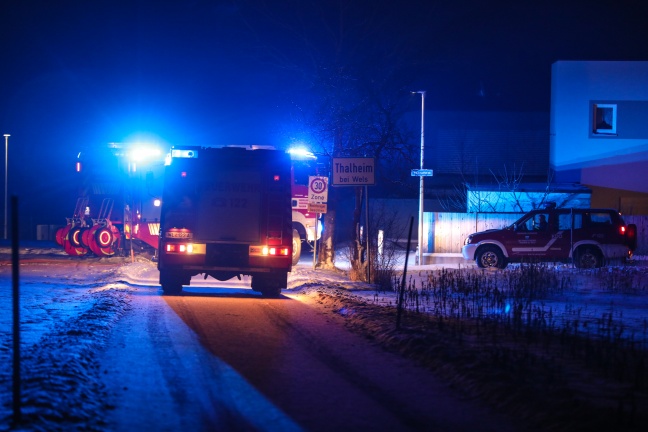 Ausgelöster Homemelder sorgt für Einsatz der Feuerwehr in Thalheim bei Wels