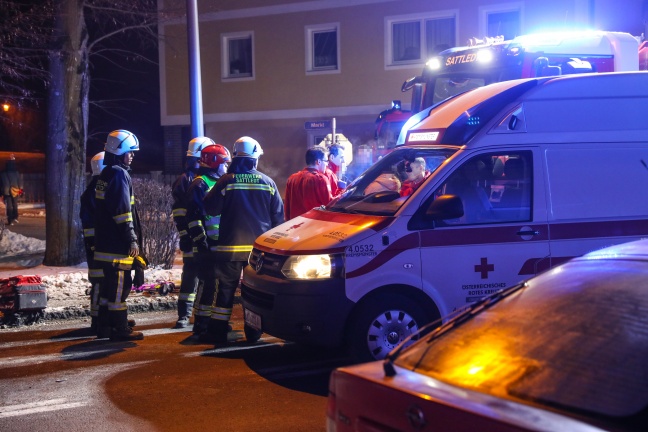 Drei Verletzte bei schwerem Crash auf der Voralpenstraße in Sattledt