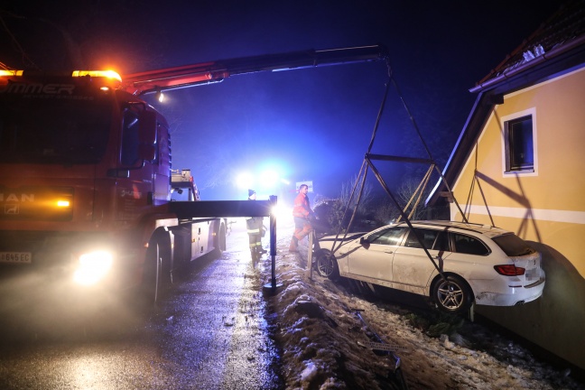 Verkehrsunfall in Buchkirchen endet glimpflich