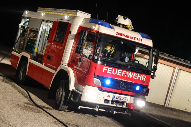 Brand im Schlafzimmer eines Wohnhauses in Schwanenstadt