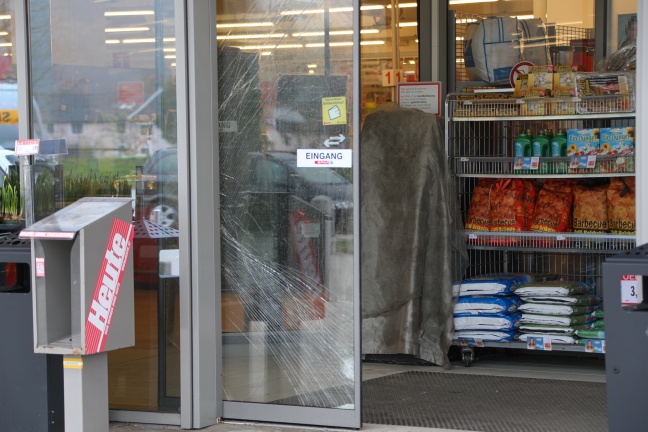 Bankomatcoup bei Supermarktfiliale in Mauthausen gescheitert