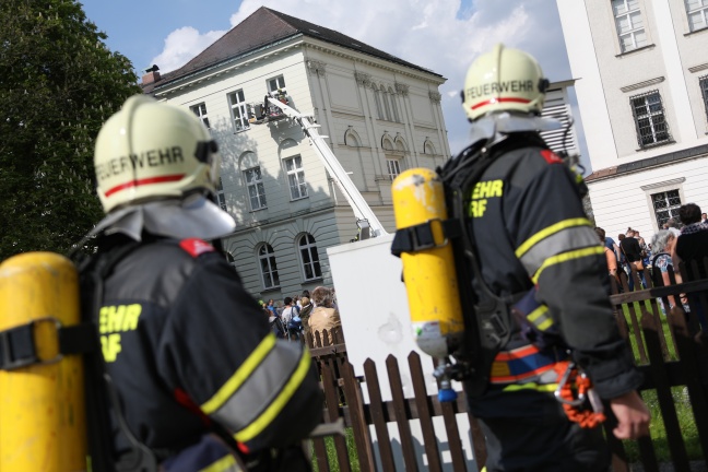 Spektakuläre Leistungsschau der Feuerwehren im Stift Kremsmünster
