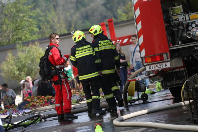 Spektakuläre Leistungsschau der Feuerwehren im Stift Kremsmünster
