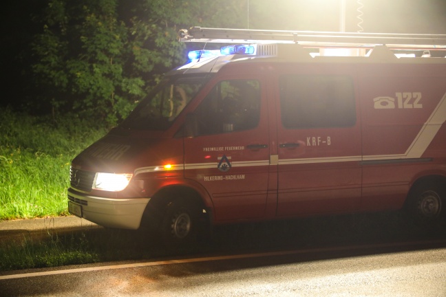 Sechs Verletzte bei Verkehrsunfall mit Taxibus in Hartkirchen