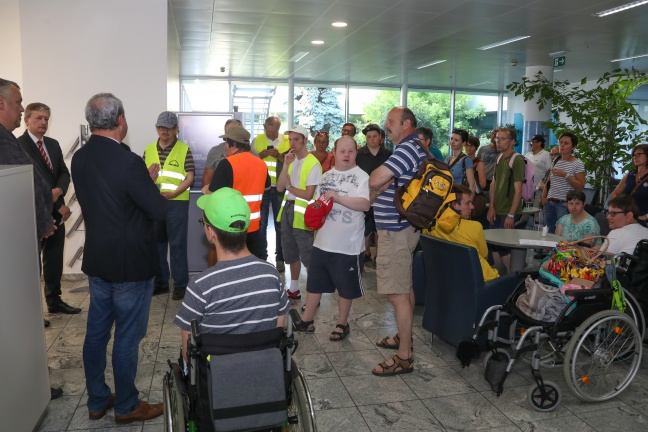 Toller Aktionstag "Überblick trotz Handicap" am Flughafen Linz-Hörsching
