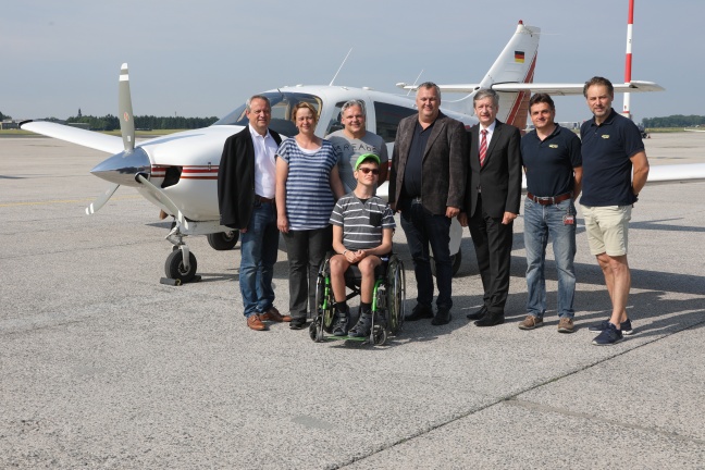 Toller Aktionstag "Überblick trotz Handicap" am Flughafen Linz-Hörsching