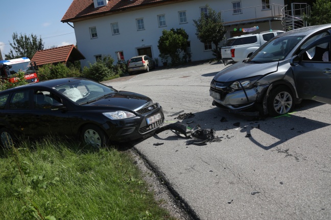 Verkehrsunfall in Offenhausen fordert eine verletzte Person