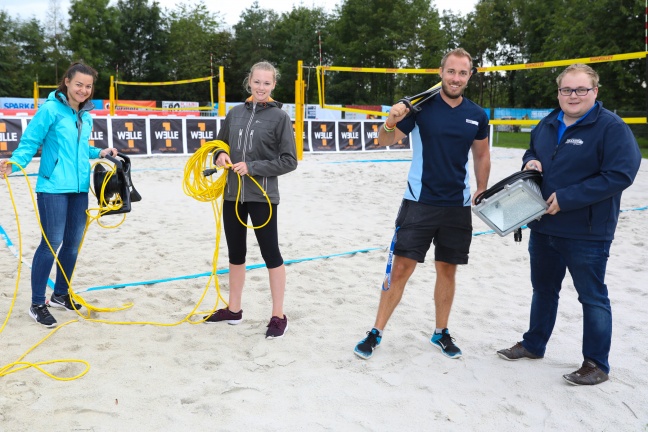 Countdown und letzte Vorbereitungen für den Maxlhaider Beachcup in Wels-Schafwiesen