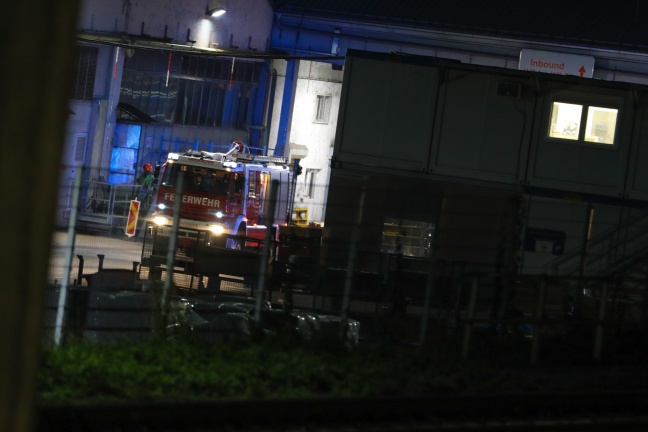 Brand in einem Industriebetrieb in Grieskirchen