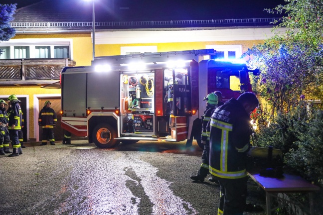 Brand im Heizraum eines Wohnhauses in Gaspoltshofen schnell gelöscht
