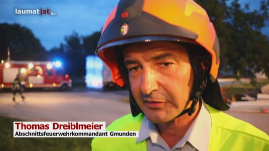 Thomas Dreiblmeier, Abschnittsfeuerwehrkommandant Gmunden | Film: laumat.at/Kamera: Matthias Lauber, Beitrag: Matthias Lauber Thomas Dreiblmeier, Abschnittsfeuerwehrkommandant Gmunden