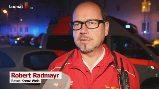 Robert Radmayr, Rotes Kreuz Wels | Film: laumat.at/Kamera: Matthias Lauber, Beitrag: Matthias Lauber Robert Radmayr, Rotes Kreuz Wels