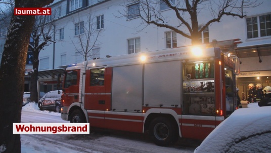 Wohnungsbrand | Film: laumat.at/Kamera: Matthias Lauber, Beitrag: Matthias Lauber Wohnungsbrand