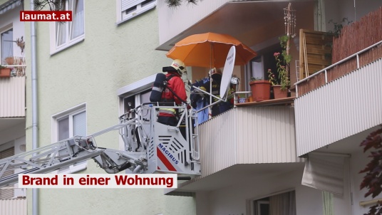 Brand in einer Wohnung | Film: laumat.at/Kamera: Matthias Lauber, Beitrag: Matthias Lauber Brand in einer Wohnung
