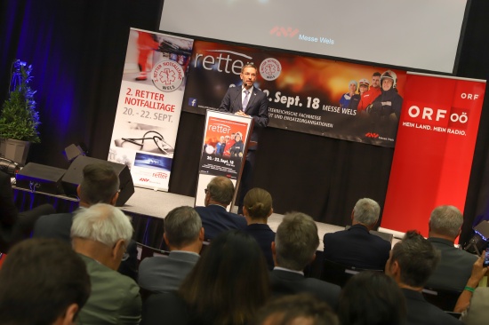 Messe Retter 2018 durch Innenminister Herbert Kickl (FPÖ) offiziell eröffnet | Foto: laumat.at/Matthias Lauber Messe Retter 2018 durch Innenminister Herbert Kickl (FPÖ) offiziell eröffnet